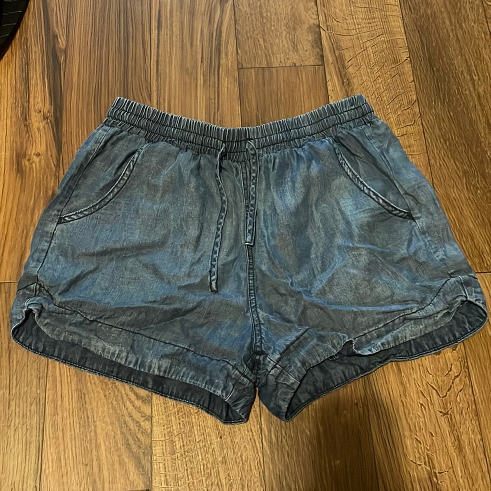 Denim Flow Shorts